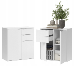 Komoda SaraMeble COCO 75 x 35 x 80cm biela